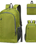 Ultra Light Packable Daypack For Travel And Hiking With Water-Resistant Nylon, Scratch-Resistant And Durable Backpack in Green