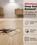 No Sweat Wood Floor Restorer Without Sanding For Hardwood And Laminate Delivers Slick Glow Up Fills Tiny Scuffs Instantly restores oak surface with spilled liquid.