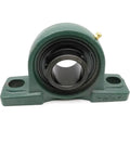 35mm UCP207 Pillow Block Bearing Made From SUS304 Stainless Steel Handles High Heat Very Well For Industrial Machines Keeps Things Cool And Smooth Reliable Gear That Aint Losing Steam When You Are Going Hard Just Buy One For Your Rig Tonight. green mounted bearing housing front view