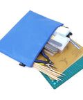 87 Piece Gundam Model Kit Tools Set For Beginners with tools and mat in blue zip case