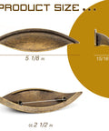 Six Pack Antique Brass Cabinet Pulls Made From Zinc Alloy For Kitchen Drawers Dressers And Cupboards With Five And One Eighth Inch