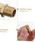 106 Piece Copper Grease Fittings Kit With M6 M8 M10 Zerk Nipples, shown in close-up with copper material and angled fitment.