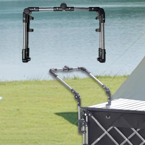Detachable Folding Wagon Push Handle For Beach Cart And Camping Trolley Lightweight Carbon Steel And PP Bar Portable Push Pull Handle Replacement Accessory For Yard Outdoor Gear on folded wagon