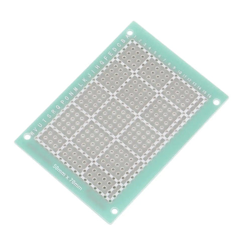 Copper Stripboard Prototyping Board 50mm By 70mm Single Sided 368 Holes Universal Stripboard For DIY Electronics