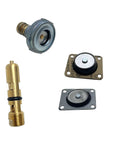 Components of Holley Carburetor Rebuild Kit For 2 Barrel 2300 0 80350 4412S R4412 R9011 With High Flow Needle Seats Gaskets And Reusable Bowl Screws.