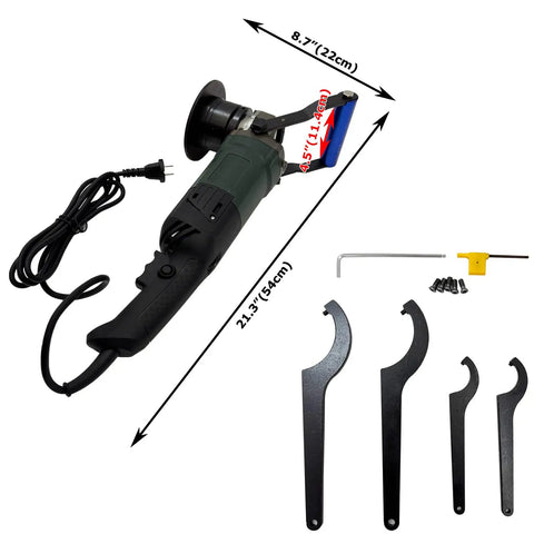 High Performance Electric Plate Beveling Machine For Steel Chamfering And Edge Finishing 1.8kw Portable curved cutting tool with accessories.