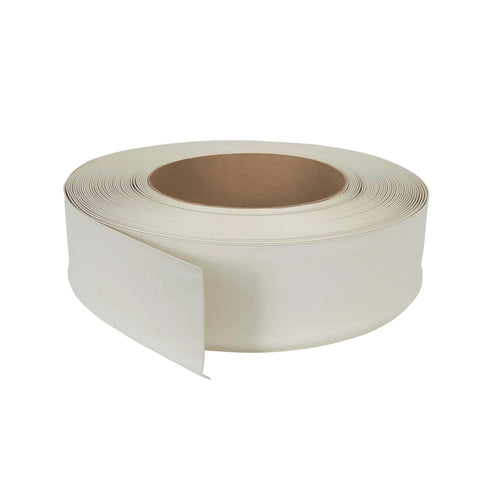 4 Inch Dry Back Vinyl Wall Base 120 Foot Roll Flexible Toe Vinyl Trim for Floors and Baseboards No Brainer Install Molding in Almond