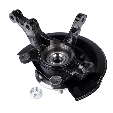 Front Right Steering Knuckle And Wheel Hub Bearing Assembly Replacement For 2007 2008 2009 CRV 2.4L L4 Beefed Up Drop In Style