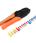 Awesome 900 Pc Insulated Spade Wire Terminals Butts With Crimping Tool For 22 To 10 Awg Electrical Wiring Repair Kit, crimper and connectors
