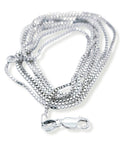Delicate 0.7Mm 18 Inch Sterling Silver Box Chain Necklace With 925 Stamp Made In Italy Lobster Clasp Lightweight Must Have Jewelry