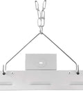 Back view of LED High Bay Light Fixture 160W 21,132 Lumens 4000K Daylight White DLC Premium Listed Slim Design hanging