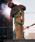 Skullgard Full-Brim Hard Hat With Staz-On Pinlock Suspension Non-Slotted Cap Made Of Phenolic Resin For Radiant Heat Up To 350 F