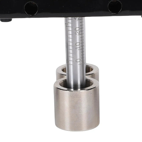 DripProof Sheet Metal Bending Machine With V Groove Roller System For Secure Clamping And Fewer Errors, Ideal For Creating Eaves Drip Edges And Roof Panels, Lightweight And No Fuss To Use, Precisely Adjustable Bender, 6-104mm steel clamp close-up