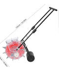 Manual Seeder And Fertilizer Spreader Tool For Lawn Care No Back Bending Ergonomic Hand Push Garden Roller with measurements