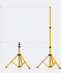 JUDYSSY Spot Lighting Outdoor Led Floodlight with Tripod Stand, yellow adjustable tripod stand, height range 65-160cm.