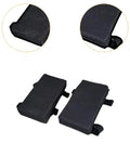 2 Piece Squat Pad Set For Hack Squat And Shoulder Cushions Thick Foam Non Slip Gym Pad With Straps, black Oxford cloth pads