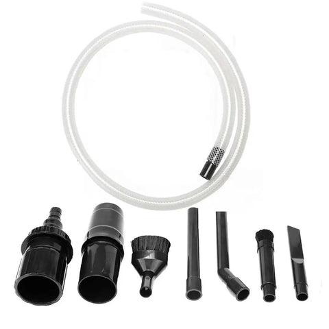 8 Piece Mini Vacuum Attachment Set For One Quarter Inch And One Three Eighths Inch Hoses Includes European Adapter For Friction Fit Wands Handy
