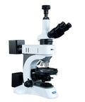 50X To 1000X Digital Infinity Trinocular Polarizing Microscope With Five 10X Wide Field Eyepieces And Reticles, Plan Infinity Achromatic Objectives, Polarized Lighting For Precise Lab Work And Class Demos, side view