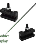 Premium 250101 Quick Change Tool Post Holder For Lathe Operations with steel construction and precision ground finish.