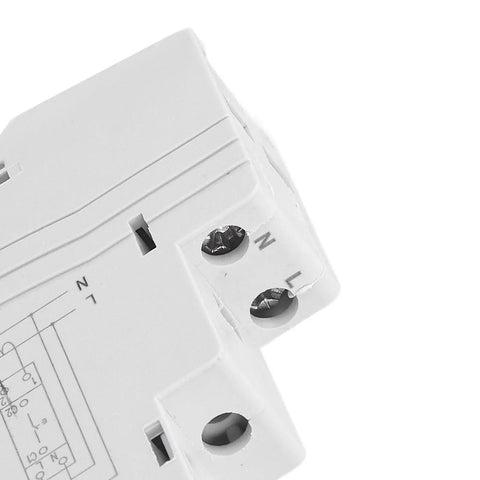 Smart Energy Meter App Tracking Real Time Kwh Voltage Current For Heavy Home Gear. Close-up of electrical connector with N and L markings.