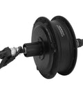 36V 500W Brushless Hub Motor with Quiet Aluminum Rim for Electric Bikes, black gear motor fitting 16 to 29 inch wheels