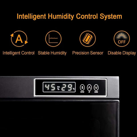 Display panel of 3D Filament Dryer Box With Auto Humidity Control Keeps Filament Dry From 15 To 60 Percent Relative Humidity