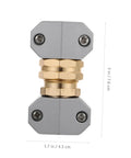 Premium 3 Sets Hose Repair Kit With Aluminium Alloy Weatherproof Garden Water Connector Fittings That Snap On Easy To Stop Leaks And Boost Pressure For Flexible Watering Equipment Like A Boss, 3 in x 1.7 in