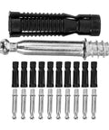 100 Piece Cam Lock Fittings With Invisible Hardware Self Tapping Cabinet Connectors And Nylon Wood Dowel Plugs, hardware set.