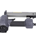 Heavy Duty Pneumatic Brad Nailer Built For Low Air Draw And Zero Jamming Issues For Breakneck Nailing Speed On Woodworking And Home Reno Projects You Will Love, side view with grip.