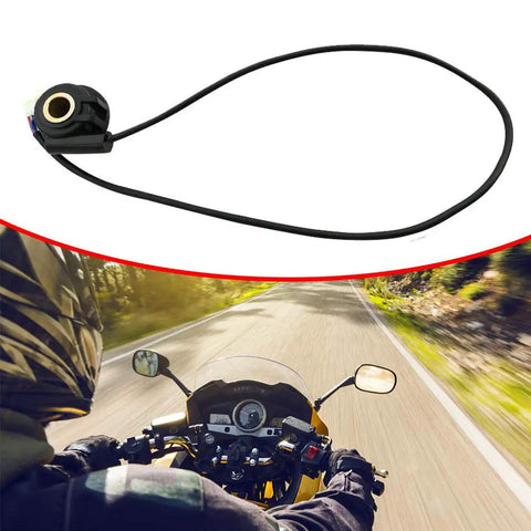 Universal 3-Pin Motorcycle Digital Odometer Sensor Cable Replacement Kit For Speedometer, Rugged Plastic Sensor With Magnets, Polarity Guard, Go-To Bike Odometer Accessory