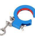 Cable Tray Roller With Opening Cable Guide Clamp And Adjustable Wire Pulling Pulley For Inside And Outside Corner Applications Pro Grade Smooth Wire Guiding To Cut Snags And Friction Easier Threading And Cleaner Cable Runs, blue nylon roller with stainless clamp