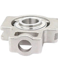 Battle Tested 304 Stainless Steel SUCT207 Outer Spherical Bearing showcasing precision design for smooth power transfer.