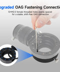 Hand adjusting upgraded OAG fastening on Astrophotography Kit With Petzval Lens APO And Off Axis Guider M48 Filter Drawer F4.5 Fast Aperture 203mm Focal Length Refractor Telescope Support EAF Not Included Great For Deep Sky Imaging Pro Grade Gear