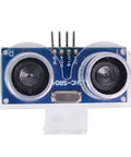 Front view of Two Pack Ultrasonic Distance Sensor Module Kit With Dual Mounting Brackets For Raspberry Pi And Arduino Uno R3 Mega 2560