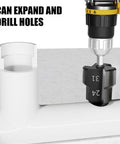 Heavy Duty Tungsten Carbide Step Drill Set For Ppr And Tpr Pipe Rupture Repair With Chamfer Bracket Plus Pagoda Bit 3 Piece Kit Fits Hand Drills Like A Champ, 24/31mm on pipe