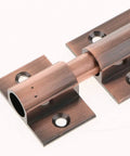 WUUWCHODC Sliding Barrel Bolt Door Lock Gate Latch Heavy Duty Security close-up of durable alloy material and mounting plate.