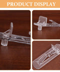 Heavy Duty Shelf Support Clips and Pegs for Cabinets Durable Plastic Shelf Pins for 15mm 16mm Boards close-up on wood surface