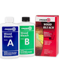 Game Changing Two Step Wood Bleach Kit For Interior Wood includes two 8 oz solutions for brightening stripped surfaces.