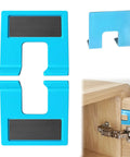 Self Clamping Hinge Jig for No Drill Door Installation With Magnetic Lock and Precision Mortise Template for Strike and Latch Plate