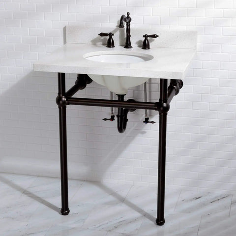 Heritage Widespread Lavatory Faucet With Solid Brass Construction And Metal Lever Handle Heavy Duty Build Oil Rubbed Bronze Finish