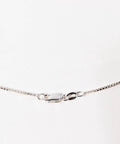 Close-up of 18 Inch 925 Sterling Silver Box Chain Necklace 1.2mm Wide With Lobster Clasp Made In Italy Dope Everyday Jewelry