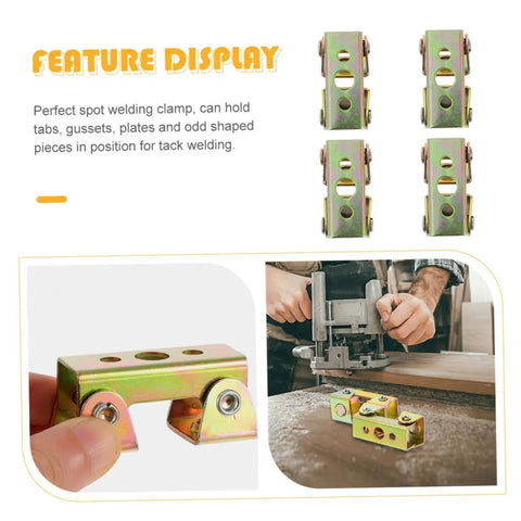 Stainless Steel Magnetic Welding Panel Clamps Set Adjustable Corner Fixtures Built Tough For Precision Positioning And Secure Holding