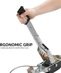 Beefy Five Ton Come Along Winch With Ten Foot Cable Dual Gear Hand Winch Heavy Duty Puller ergonomic PVC grip close-up