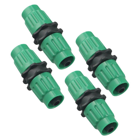 Kick Butt Garden Hose Repair Kit Fixes Leaks And Bursts Instantly For Expandable Hoses Up To 100ft Dual Channel Fittings Green Connectors; four green plastic hose couplers