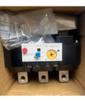 N6H 3 Thermal Overload Relay 85 To 125 Amp Adjustable Current For Industrial Panels Heavy Duty Design With Thermal Trip Protects Equipment And Wiring In Demanding Environments Easy Mounting And Long Life. front view in box