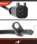 Close-up of Rear Abs Wheel Speed Sensor For Chevy Traverse Buick Enclave Gmc Acadia Saturn Outlook V6 3.6L connector and housing.