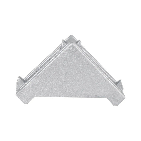 20 Sets 10 Series Aluminum Extrusion Corner Bracket Kit Pro Grade 1x1 Inch Right Angle L Connectors With T Nuts And Stainless Hardware For 1010 Profiles Built To Last Aluminum Frame Building System, corner bracket close-up