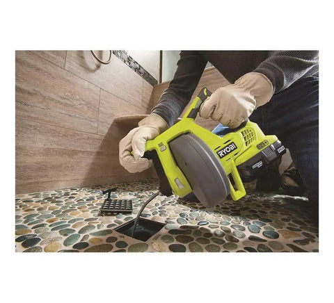 18V Cordless Drain Auger Tool Only P4001 For Quick Clog Busting Lightweight Electric Sewer Snake To Clear Drains Fast Battery Not Included Works With Most 18V Systems Ideal For DIYers And Pros
