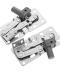 45 Degree Downward Spring Cabinet Hinges 2 Pack No Sweat Soft Close Damping For Furniture And Shoe Cabinets Self Closing