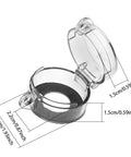 30mm Plastic Round Push Button Switch Cover Guard Clear Emergency Stop Lockout Shield Keeps Buttons From Accidental Activation